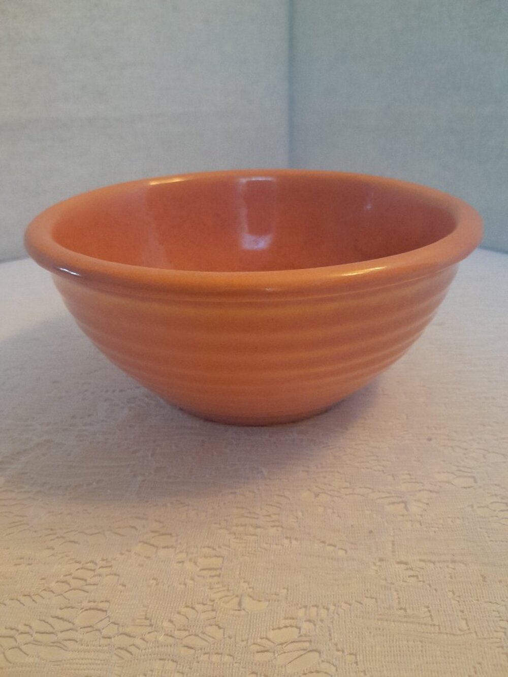 RARE Antique Bauer Ringware Mixing Bowl